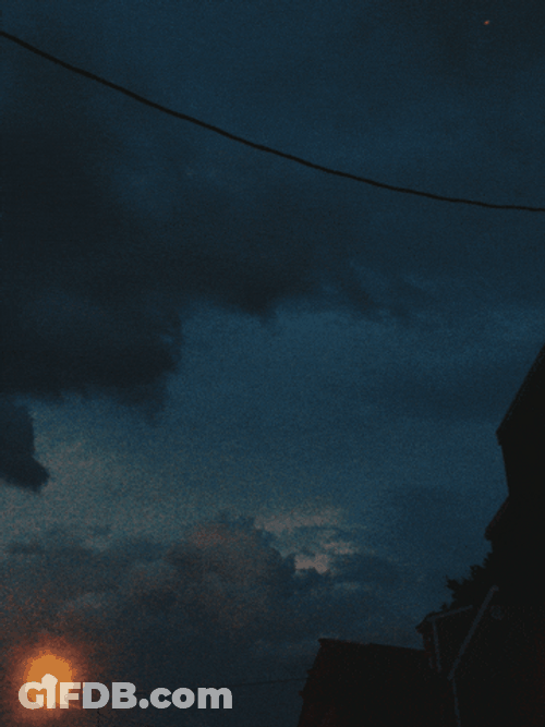 Rainy Night Stormy GIF
