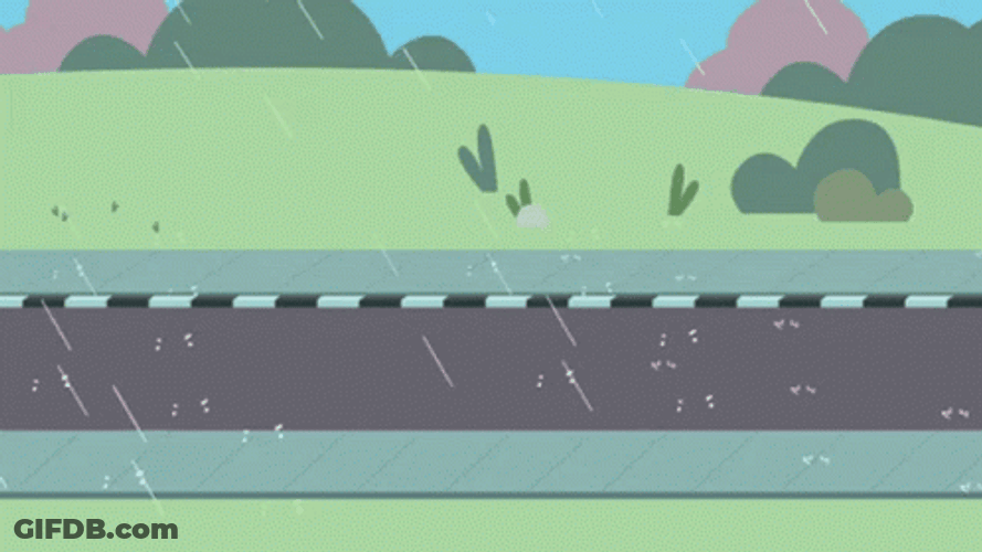 Rainy Saturday Pants Bear Walking GIF