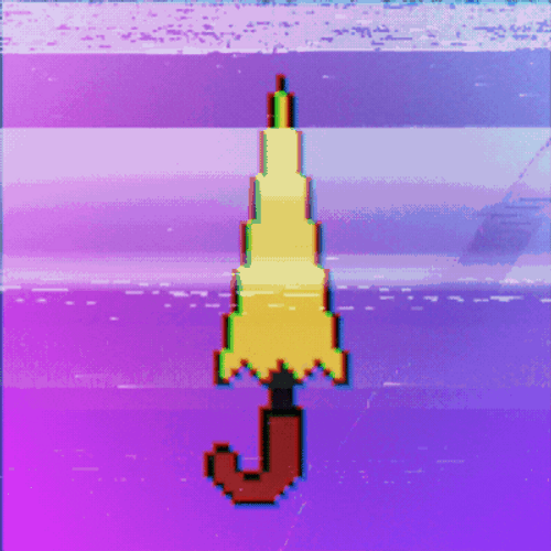 Rainy Tuesday Closing Umbrella GIF