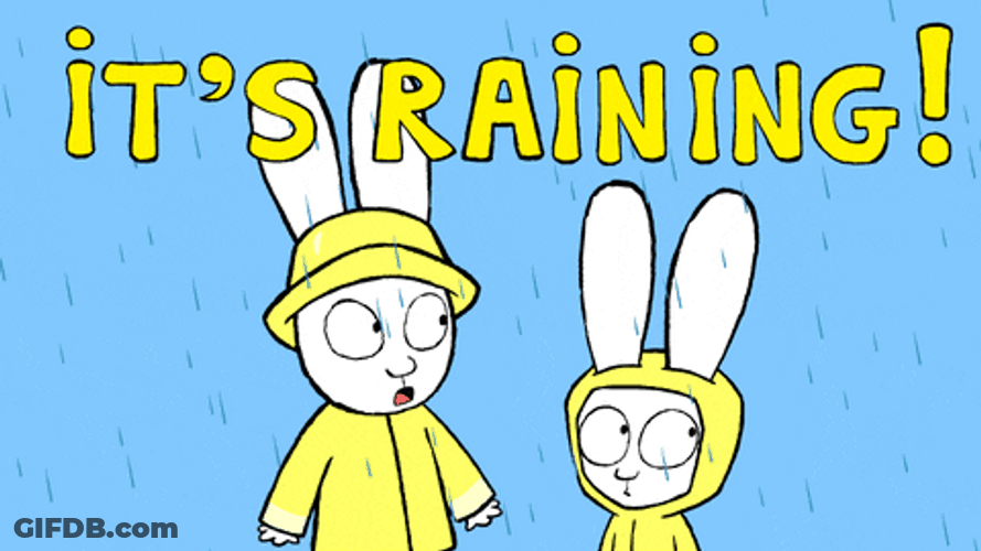 Rainy Tuesday It's Raining GIF