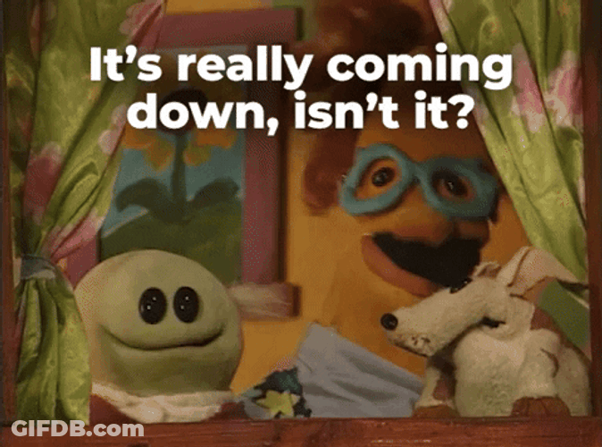 Rainy Tuesday It's Really Coming GIF