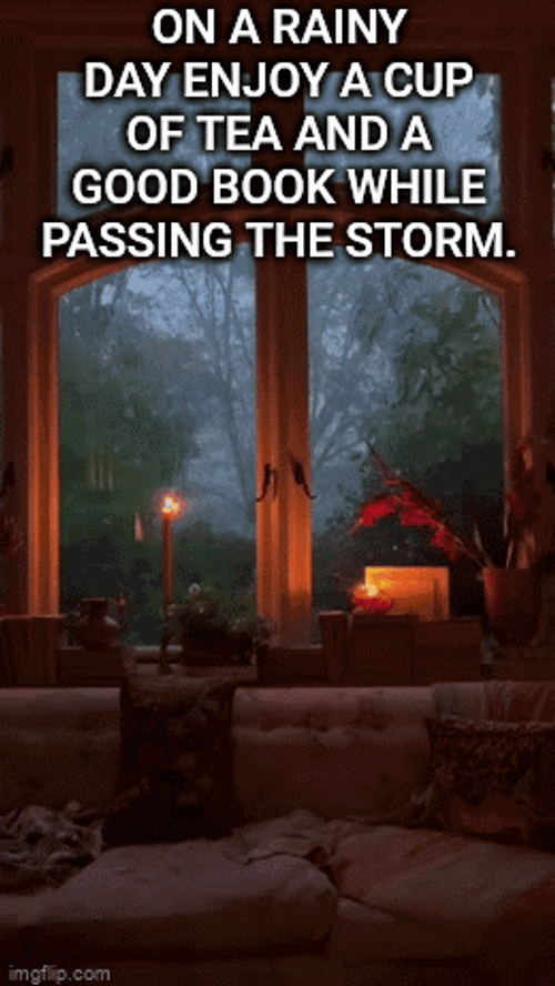 Rainy Tuesday Passing Storm GIF
