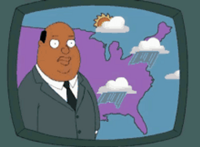 Rainy Weather Forecast Animation GIF