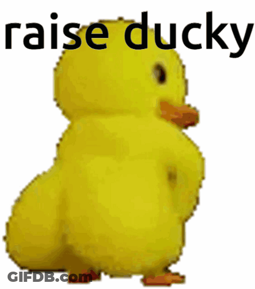 Raise Ducky Butt Dance GIF
