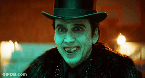 Raise Eyebrows Dracula GIF