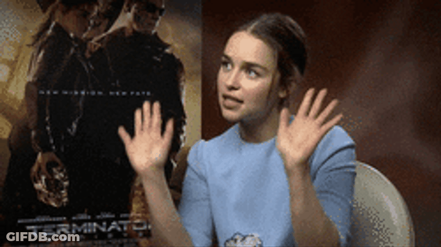Raise The Roof Emilia Clarke GIF