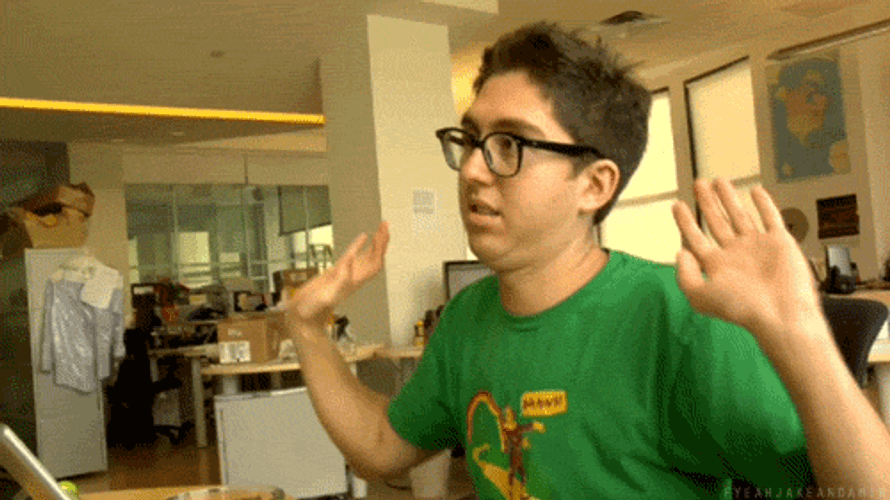 Raise The Roof Nerd Kid GIF