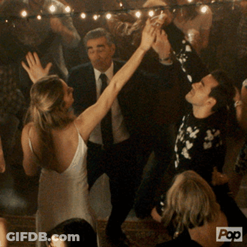 Raise The Roof Schitt's Creek GIF
