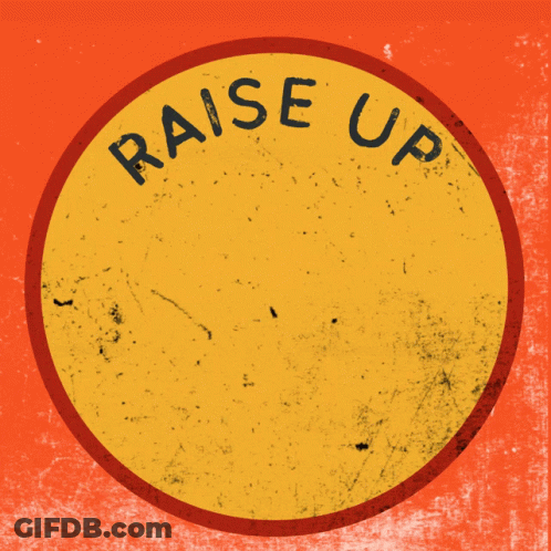Raise Up Fist Poster GIF