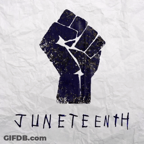 Raise Your Hands Happy Juneteenth GIF