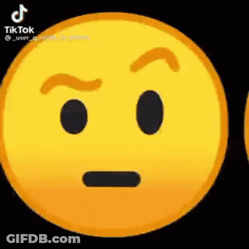 Raised Eyebrow Angry Emoji GIF
