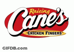 Raising Canes Chicken Fingers Logo GIF