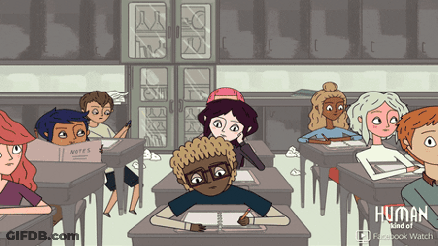Raising Hand In The Classroom GIF