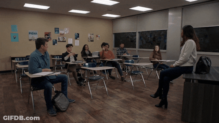 Raising Hands In The Classroom GIF