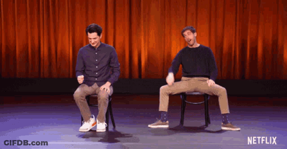 Raising Hands Thomas Middleditch GIF