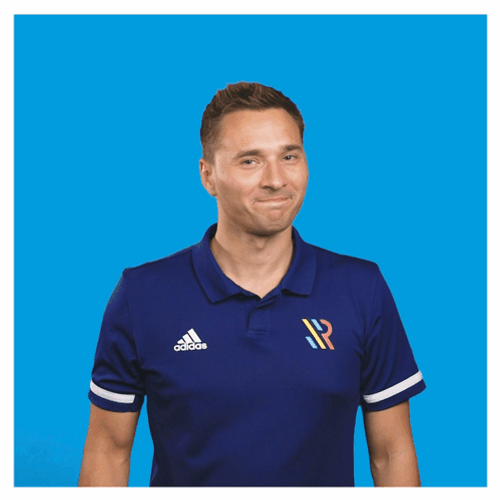 Raising Red Card Head Shake GIF