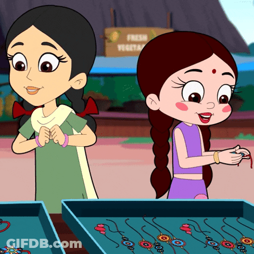 Rakhi Symbolizing Love For Sibling GIF