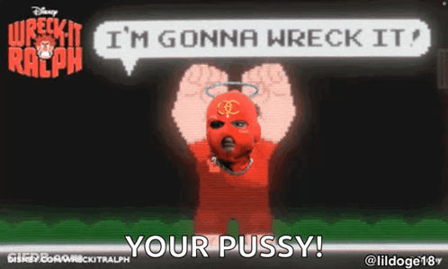Ralph From Wreck It Ralph Saying I'm Gonna Wreck It GIF