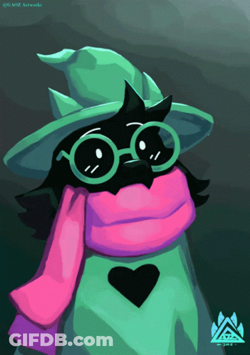 Ralsei Deltarune Cute Eyes Stare GIF