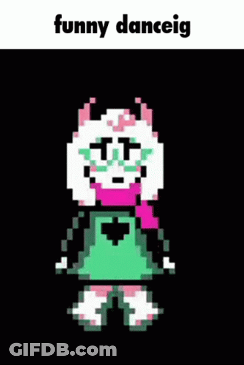 Ralsei Deltarune Funny Dance Pixel GIF
