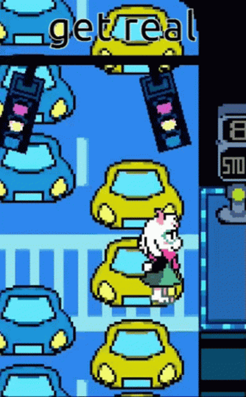Ralsei Deltarune Get Real Traffic Lights GIF