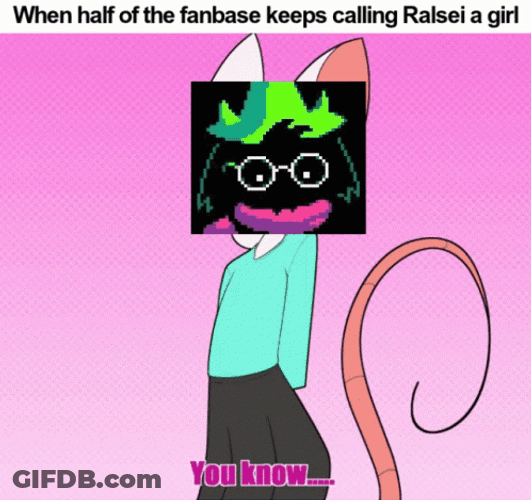 Ralsei Deltarune Is A Girl Fanbase GIF