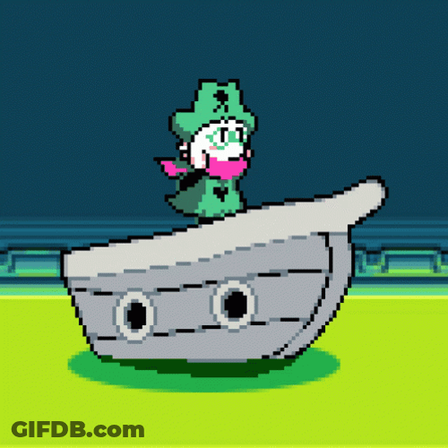 Ralsei Deltarune Pixel Ship Sailing Peace GIF