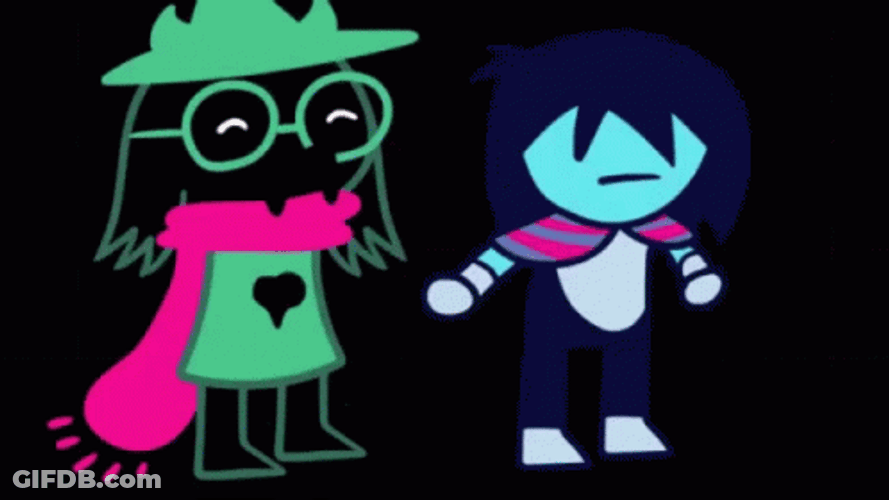 Ralsei Deltarune Punch Kris GIF