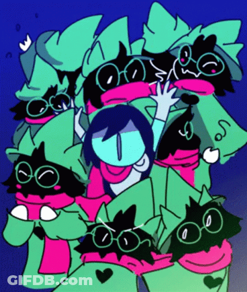 Ralsei Deltarune Spin Undertale GIF
