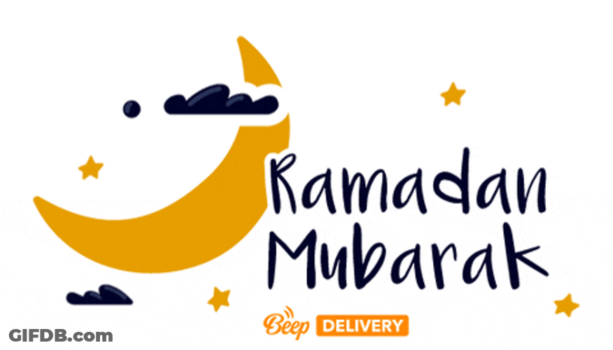 Ramadan Mubarak Beep Delivery Greeting GIF