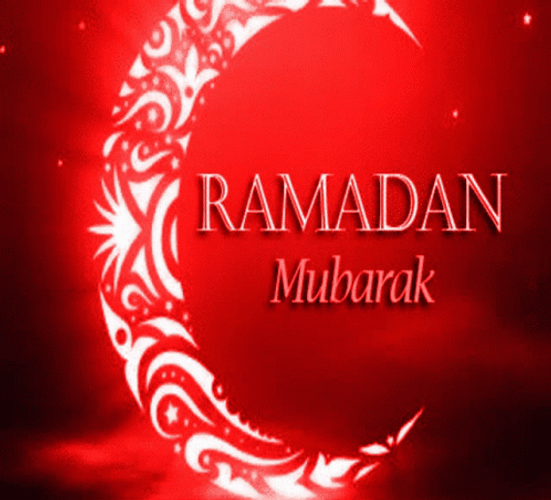 Ramadan Mubarak Crescent Moon Changing Light GIF
