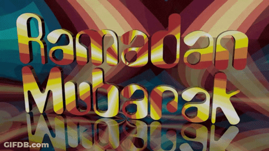 Ramadan Mubarak Digital Art Greeting GIF