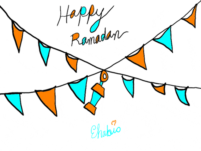 Ramadan Mubarak Ehabio Greeting GIF