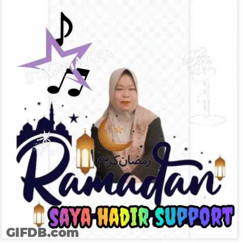 Ramadan Saya Hadir Support Woman GIF