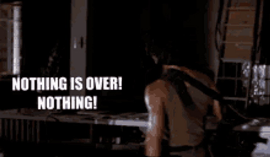Rambo Angry Pointing Finger Nothing Is Over Nothing GIF