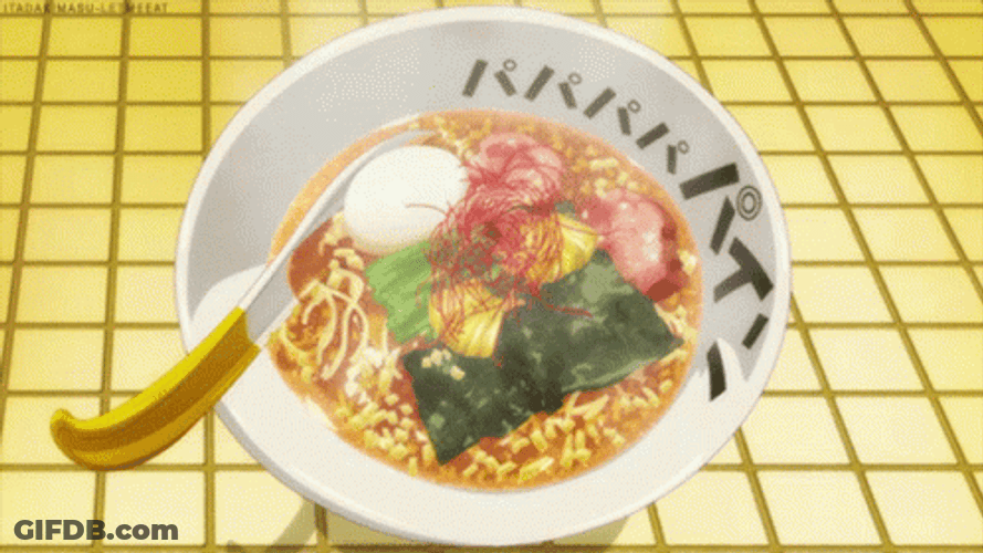 Ramen Food Anime GIF