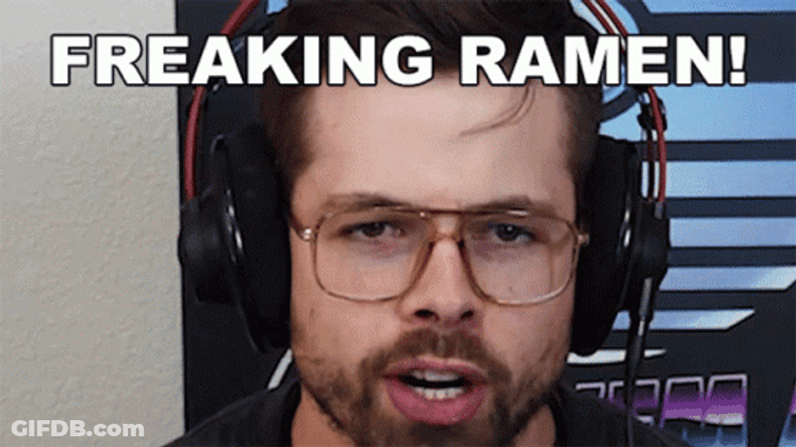 Ramen Freaking GIF