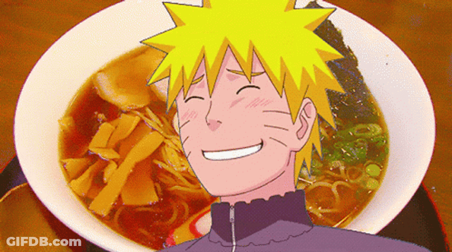 Ramen Naruto Uzumi Smile GIF