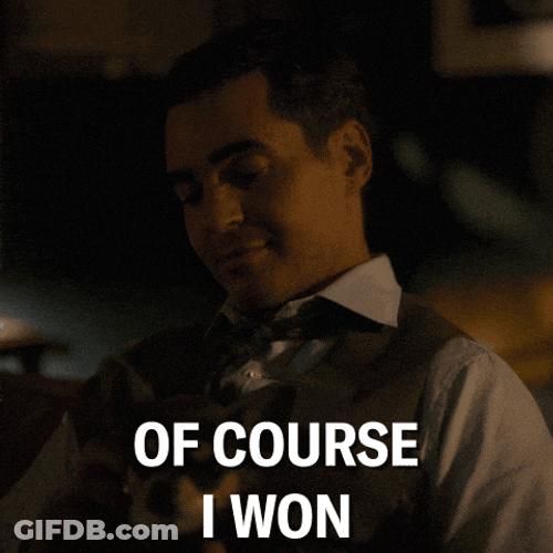 Ramon Rodriguez Of Course I Won GIF