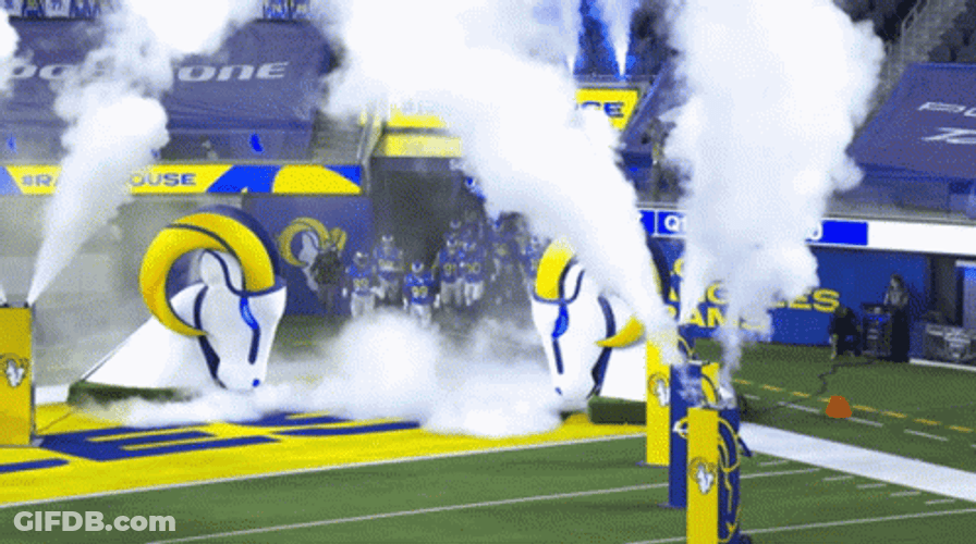 Rams Opening Entrance GIF