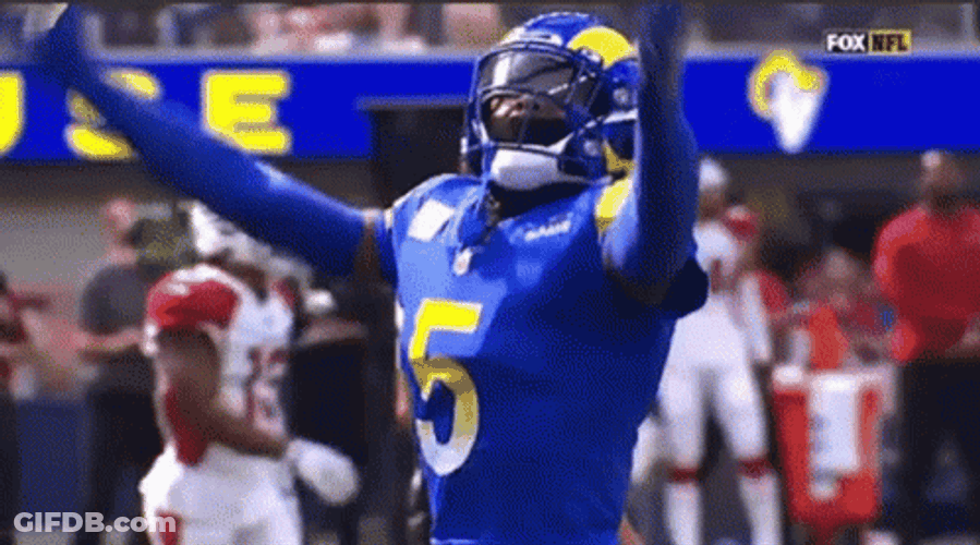 Rams Tutu Atwell Cheering GIF