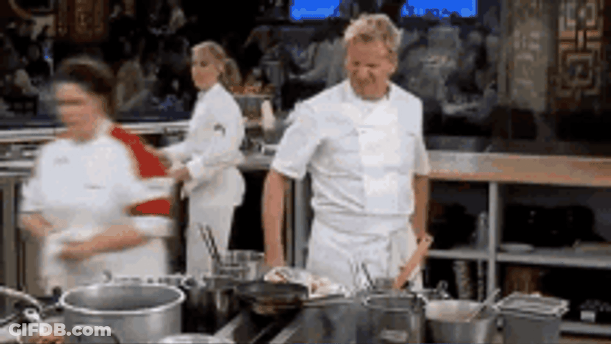 Ramsey Does Not Approve The Cooking GIF