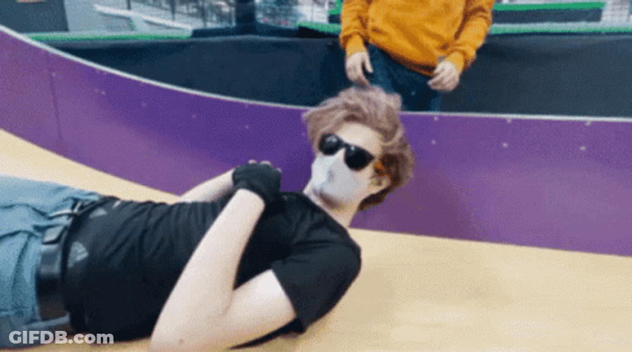 Ranboo Scream Sliding GIF