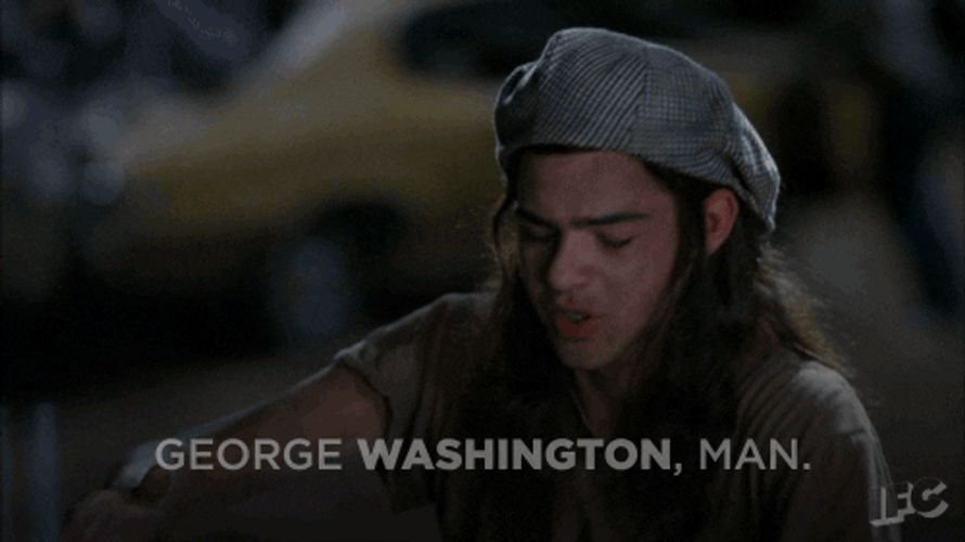 Randall Floyd Talking About George Washington GIF