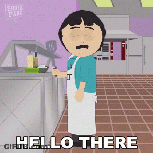 Randall South Park Holding Spatula GIF