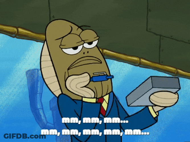 Random Fish Calculating His Budget GIF