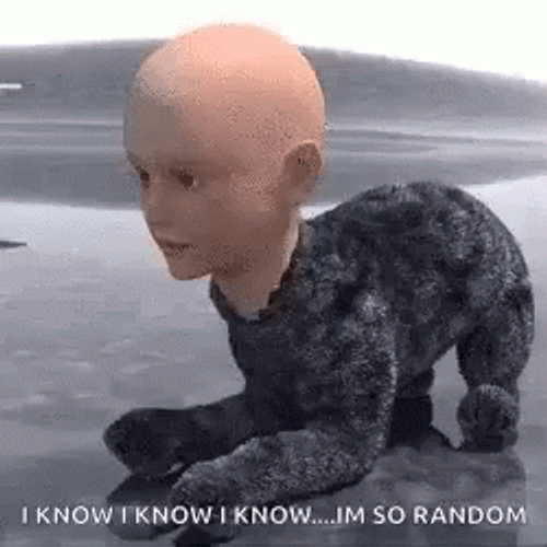 Random Lick Weird Animated Characters GIF