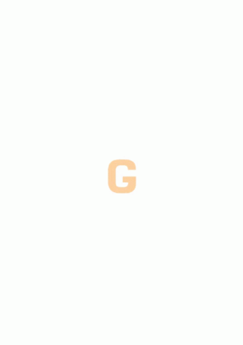 Random Orange Words Typography GIF
