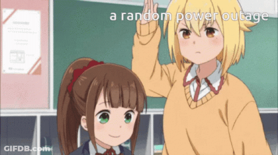 Random Power Outrage Anime Head Smack GIF