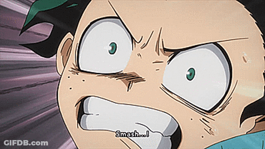 Random Power Smash Anime GIF